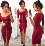 Knitting Bodycon Sexy Club Dress