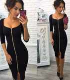 Knitting Bodycon Sexy Club Dress