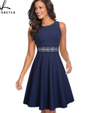 Women Party Flare Swing Dress