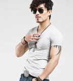 V neck short sleeve t shirt