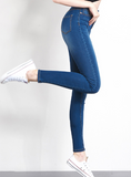 Jeans femme washed casual skinny pencil pants