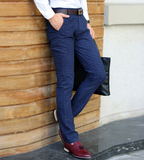 Plaid Pants Men