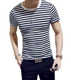 Men T shirt Fashion O-neck Short