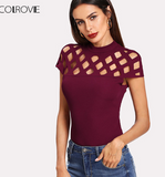 COLROVIE Cutout Neckline