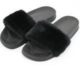 Women's Furry Slippers Faux Fur Slippers