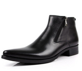 PJCMG New cowhide boots