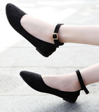 Ankle Strap Ballet Flats
